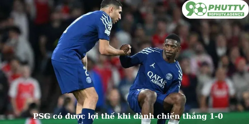 PSG có được lợi thế khi dành chiến thắng 1-0